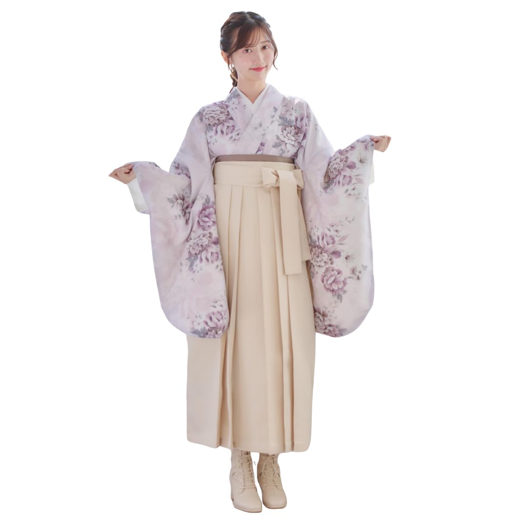 Amazon | [リラマシェリ] 袴 3点セット 小学生 大学生 レディース 卒業